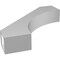 Ekena Millwork 6-in. W x 32-in. D x 32-in. H Westlake Architectural Grade PVC Knee Brace BRCP06X32X32WTL - alternate 3